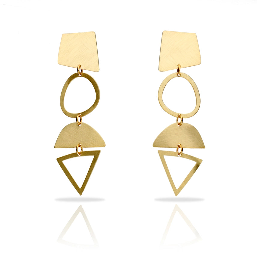 Bau Gold-Plated Earrings (101001)