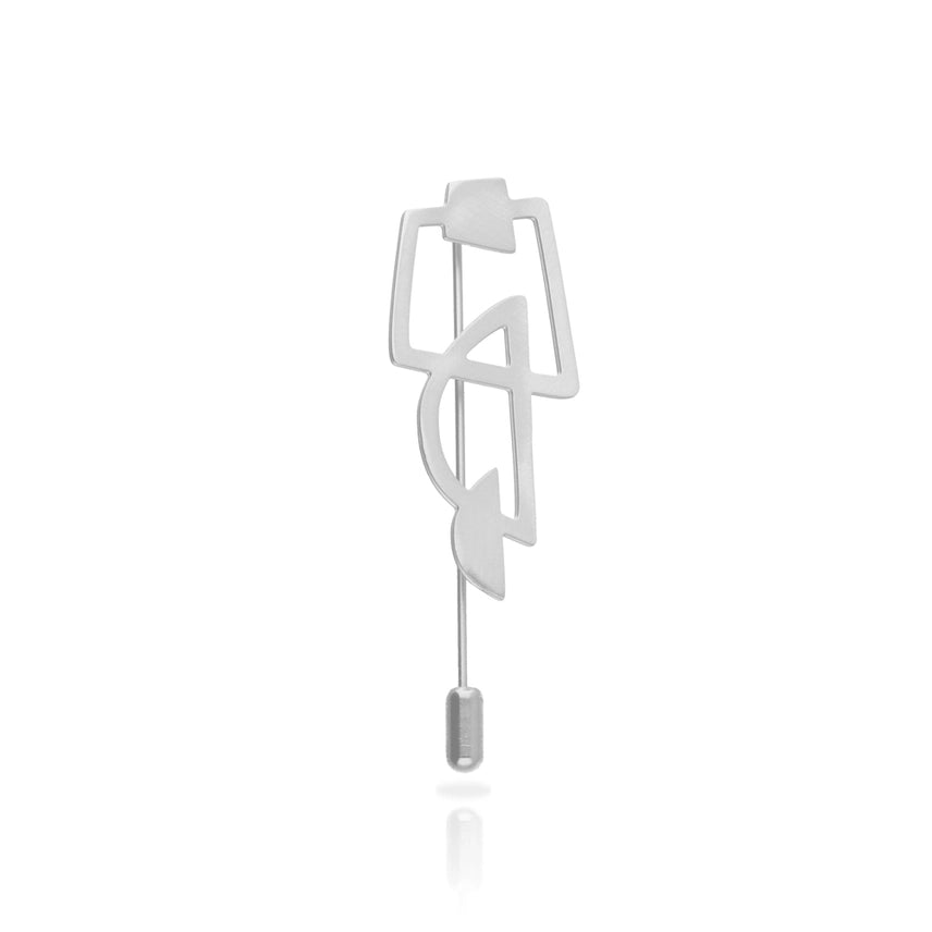 Bau Silver-Plated Brooch (101028)