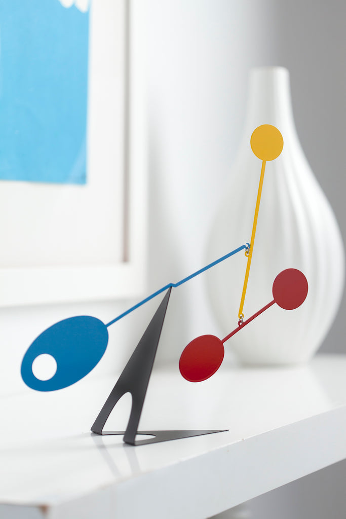 Ekko Workshop Elliptical Desktop Mobile (Red/Blue/Yellow)