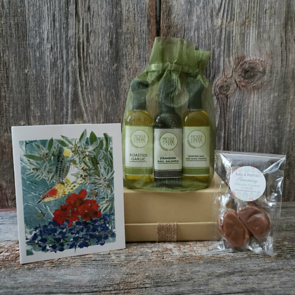 Pickle Creek Thinking of You Olive Oil Gift Bag