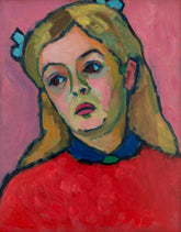 Gabriele Minter Head of a Young Girl Print (11 x 14)