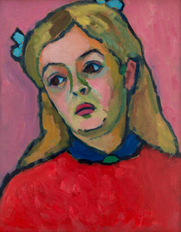 Gabriele Minter Head of a Young Girl Print (11 x 14)
