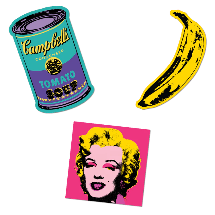 60s Silkscreen Sticker Pack - Andy Warhol