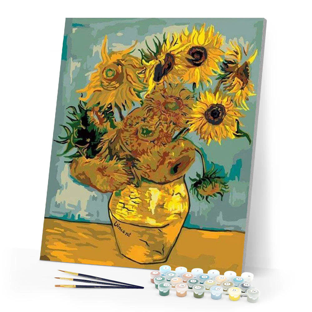 Paint by Numbers Rolled - Van Gogh - Sunflowers