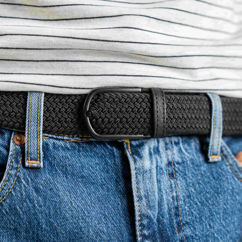 Billy Belt Woven Belt All Black