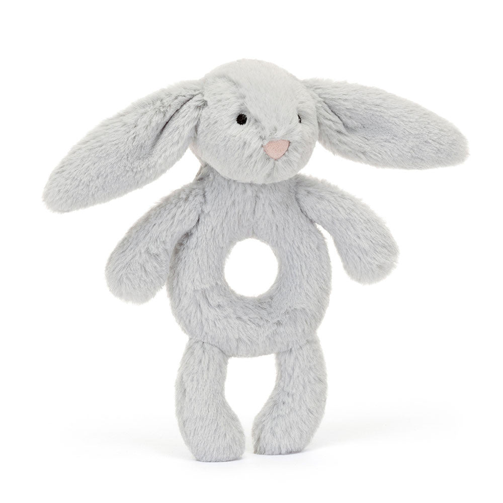Jellycat Silver Bunny Ring Rattle