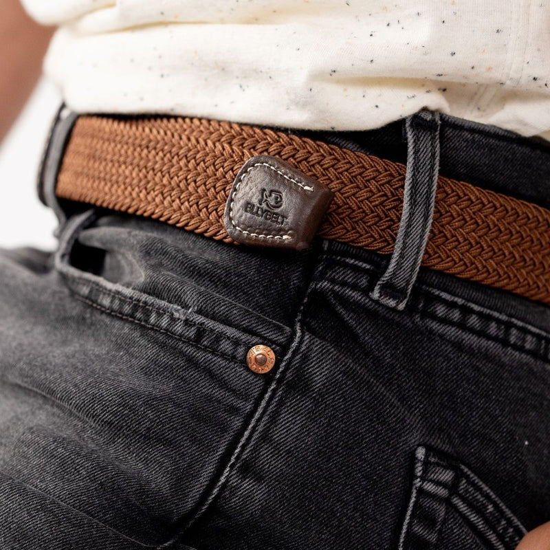 Billy Belt Woven Belt Caramel