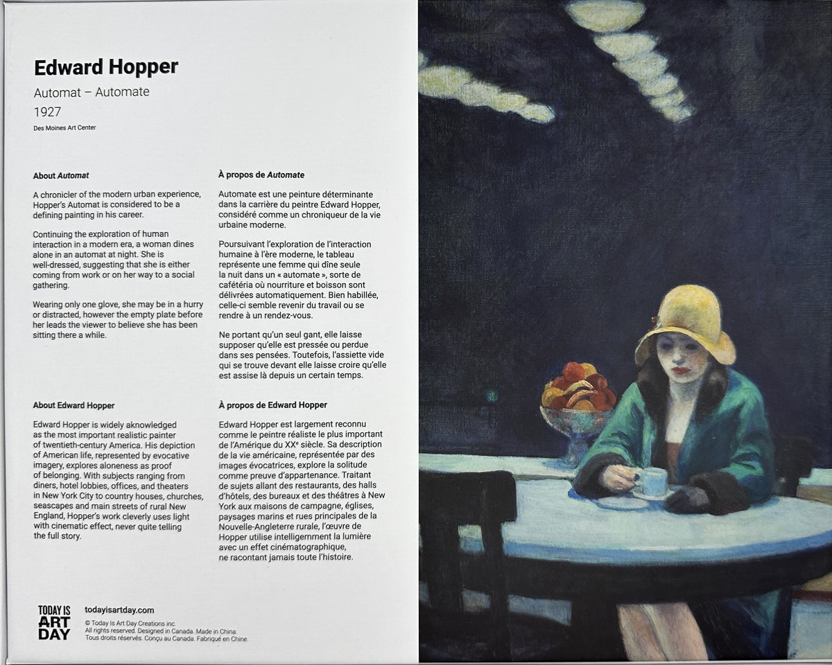 Des Moines Art Center Hopper Automat Puzzle