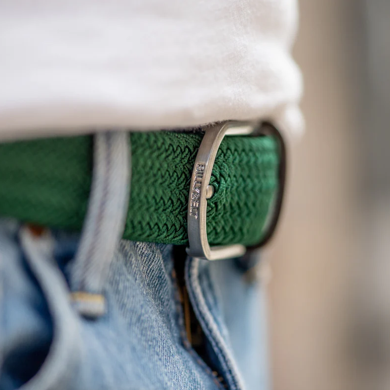 Billy Belt Woven Belt Imperial Green