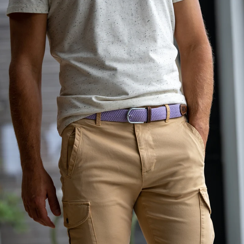 Billy Belt Woven Belt Lavender