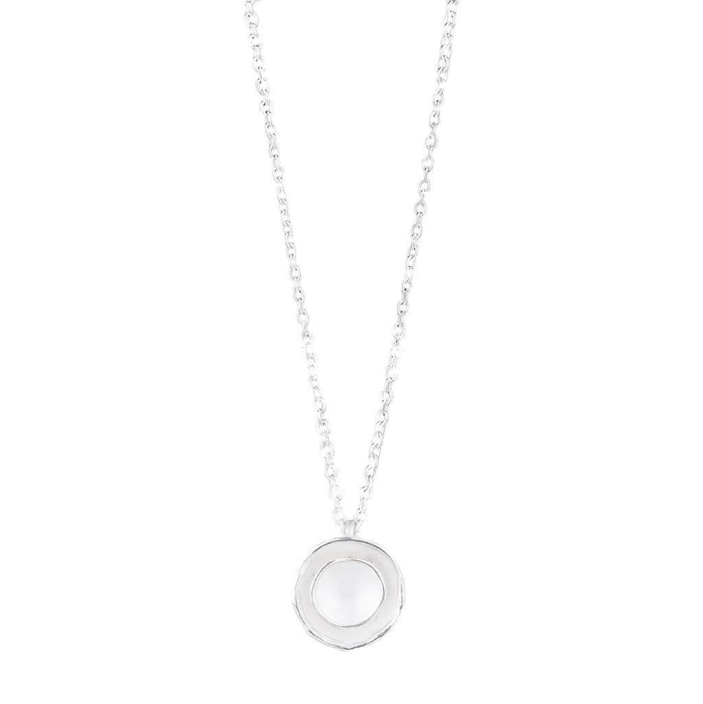 Oyster Dishy Pendant - Sterling Silver