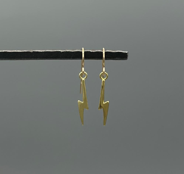 EG295 | Gold Filled Lightning Bolt Earrings