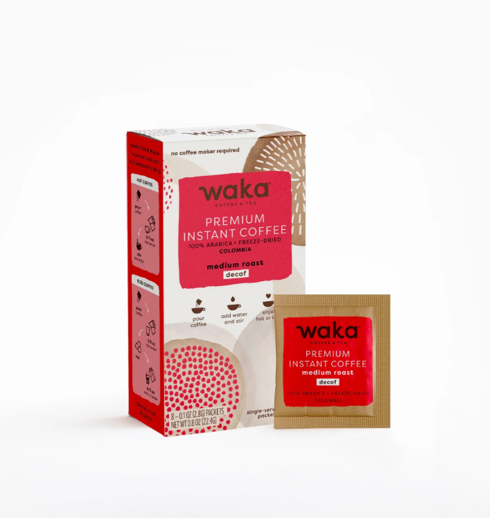 Waka Instant Coffee Medium Roast Decaf