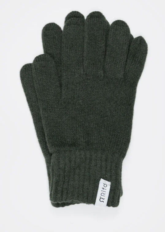 Pier Paolo Men's Recycled Cashmere Gloves - Green Foresta