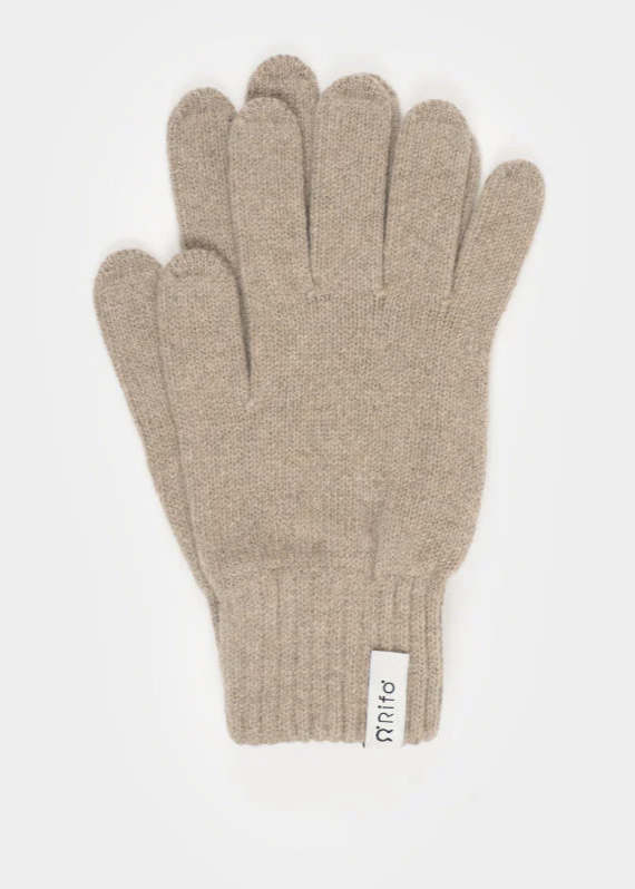 Pier Paolo Men's Recycled Cashmere Gloves - Beige Sabbia