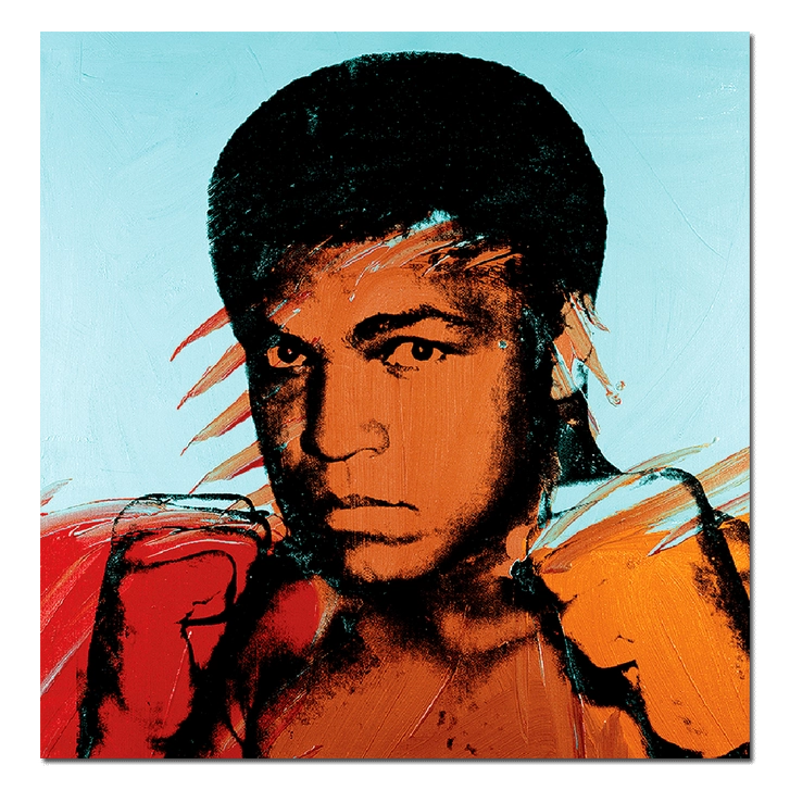 Andy Warhol Muhammad Ali Sticker