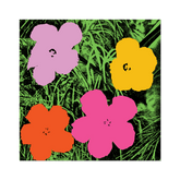 Andy Warhol Flowers Sticker