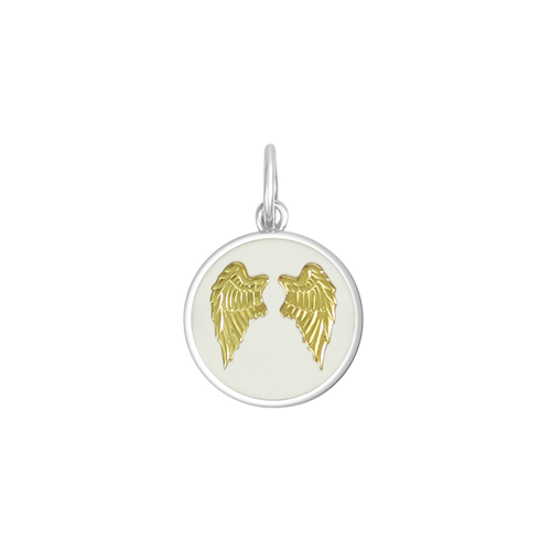 LOLA Angel Wings Medium Pendant (alpine white)