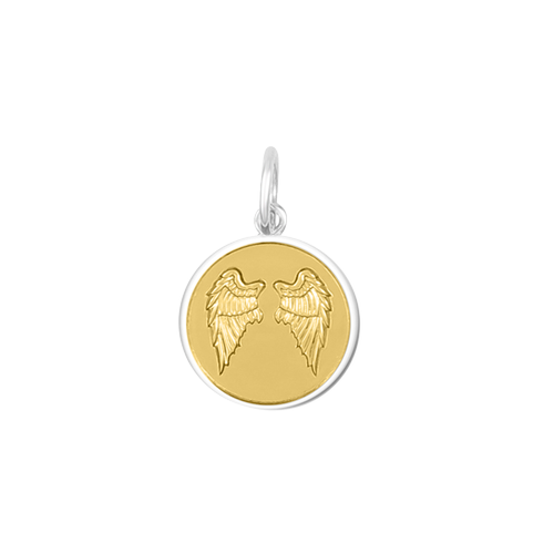LOLA Angel Wings Small Pendant (gold center)
