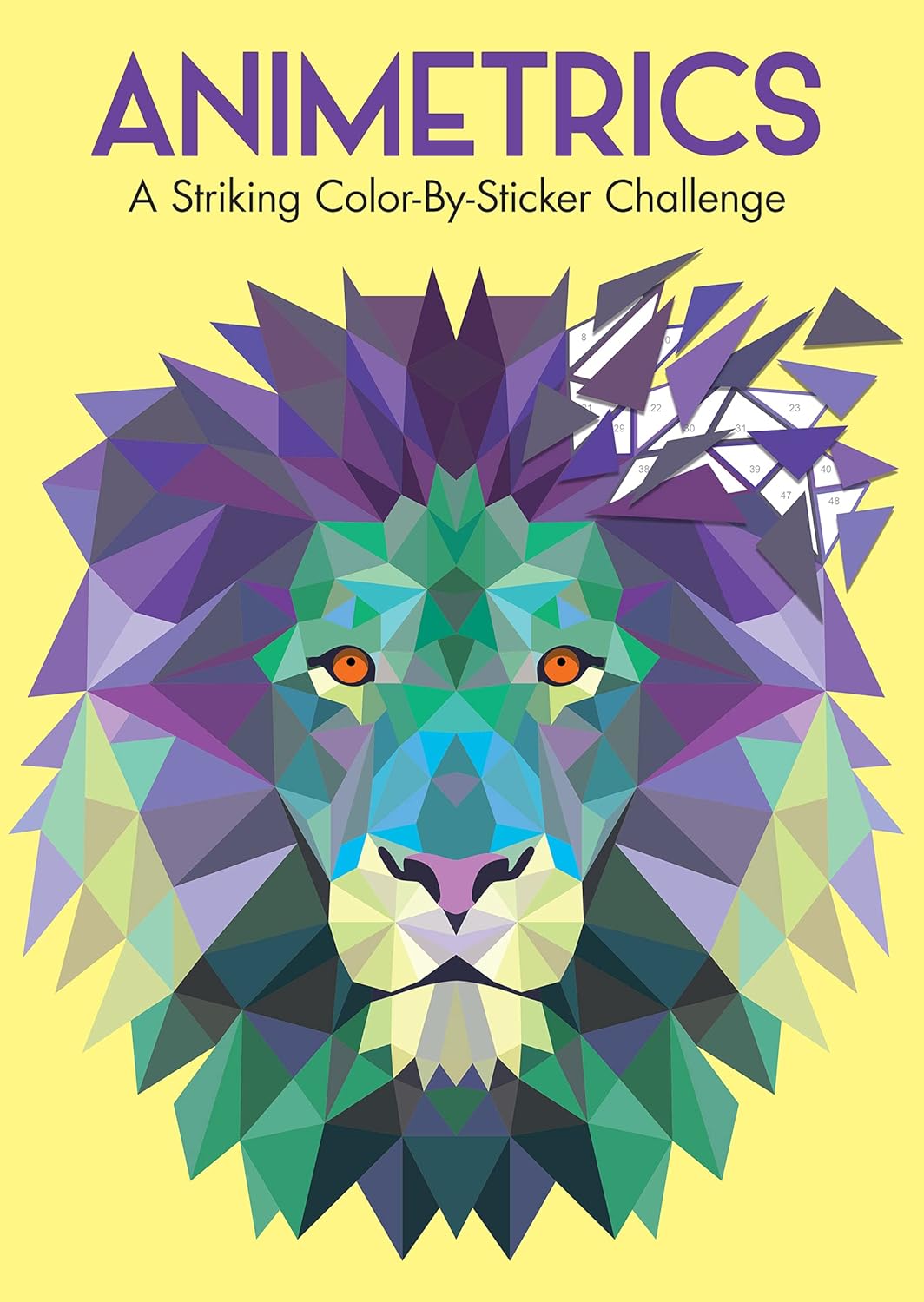 Animetrics Color-By-Sticker Book