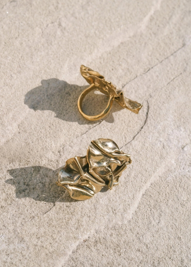 Badlands Abstract Cocktail Ring