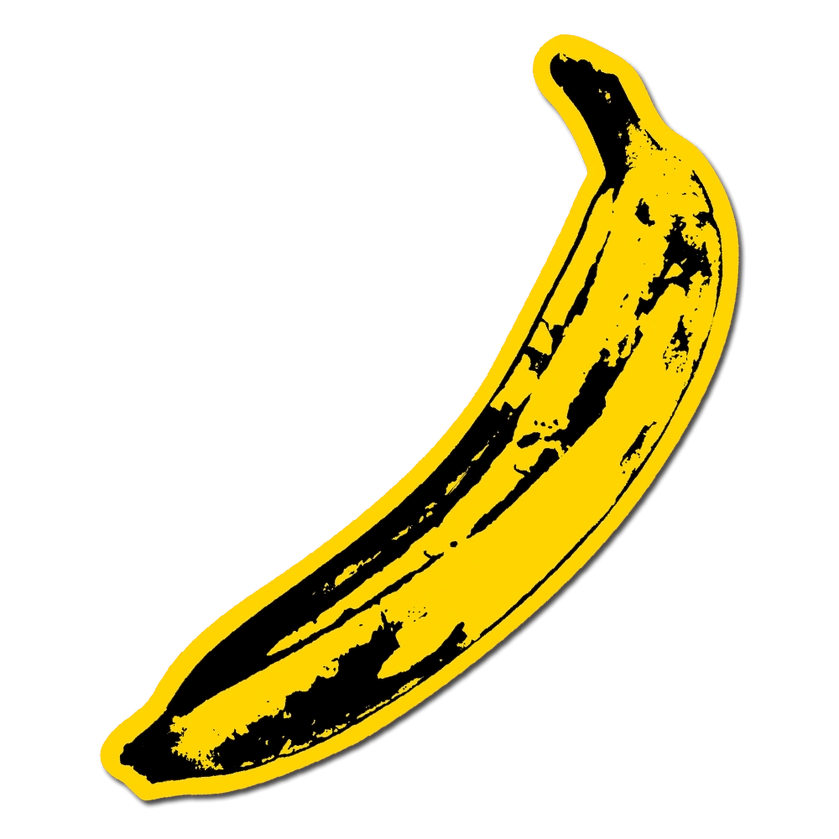Andy Warhol Big Banana Sticker