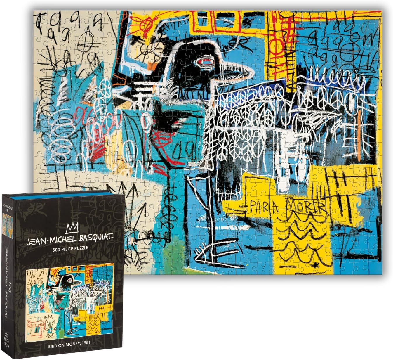 Basquiat Bird On Money – 500 Piece Book Puzzle