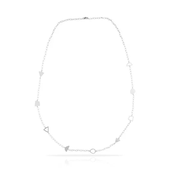 Bau silver-plated necklace