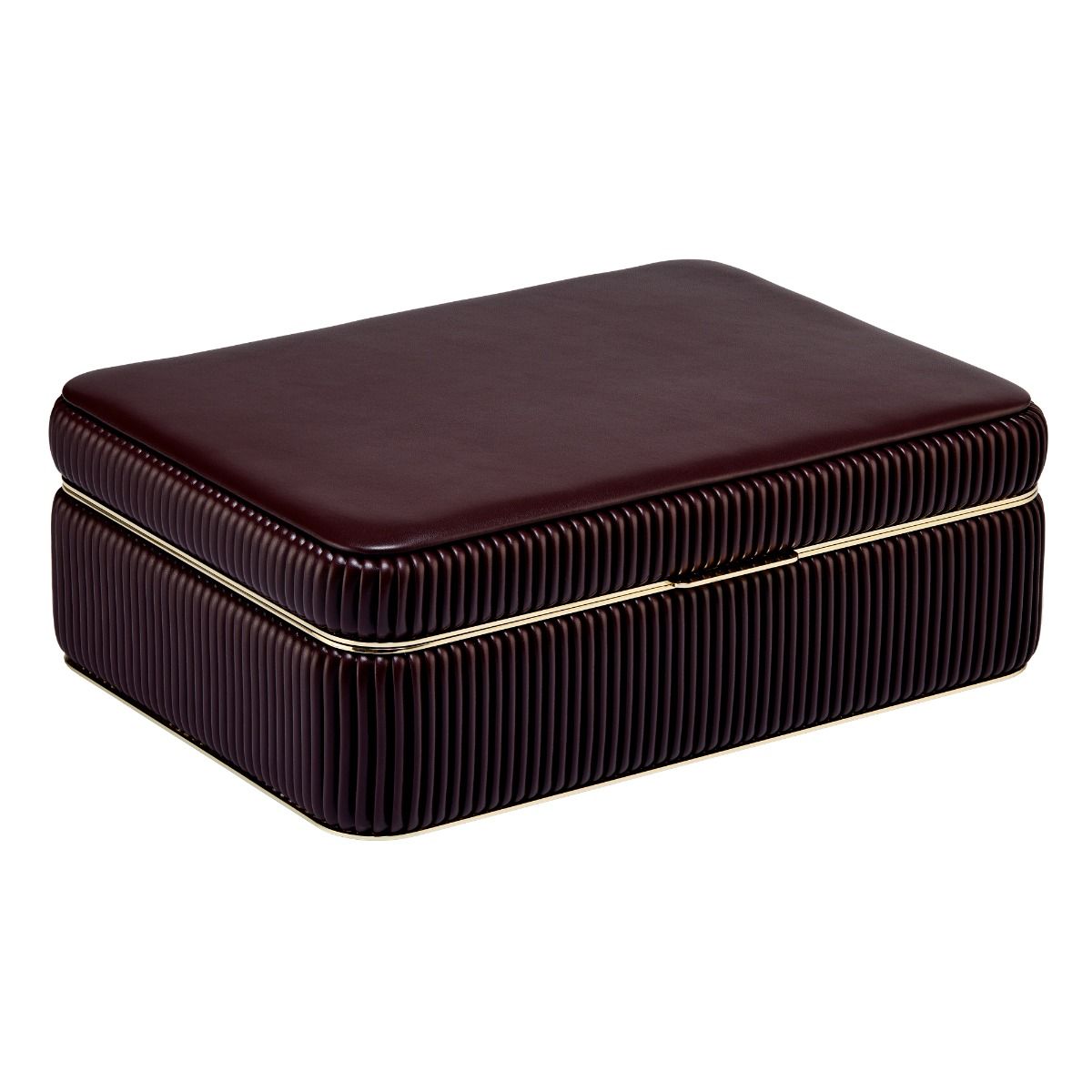 Bella Medium Jewelry Box - Bordeaux