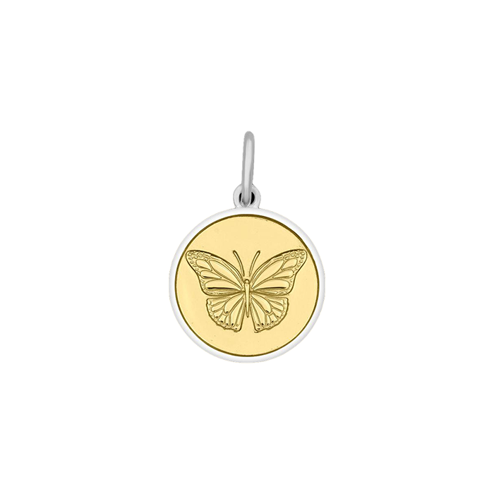 LOLA Butterfly Small Pendant (gold center)