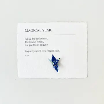 Origami Crane Card