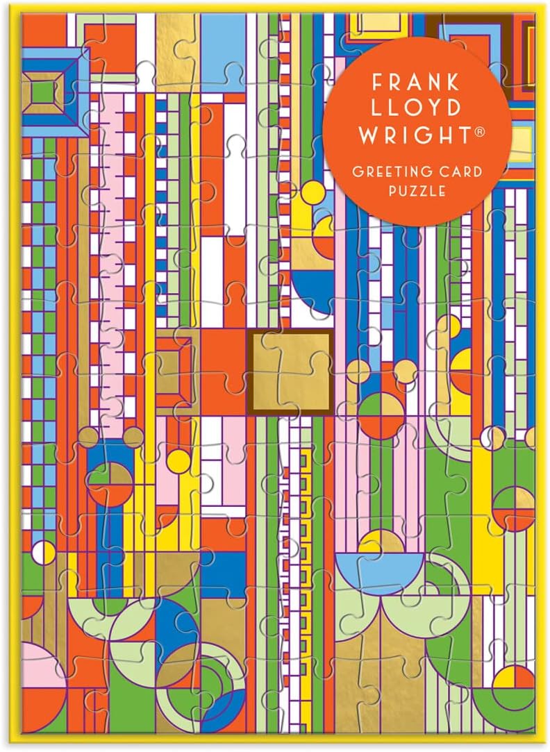 Frank Lloyd Wright Saguaro Forms & Cactus Flowers 60 Piece Greeting Card Puzzle