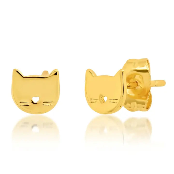 Cat Post Earrings