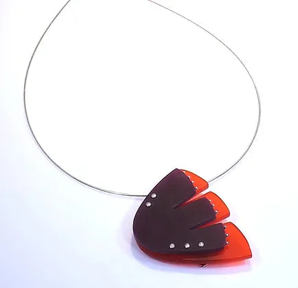 Chunky Flower Pendant Necklace