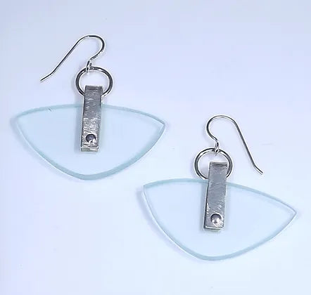 Clear Pod Earrings