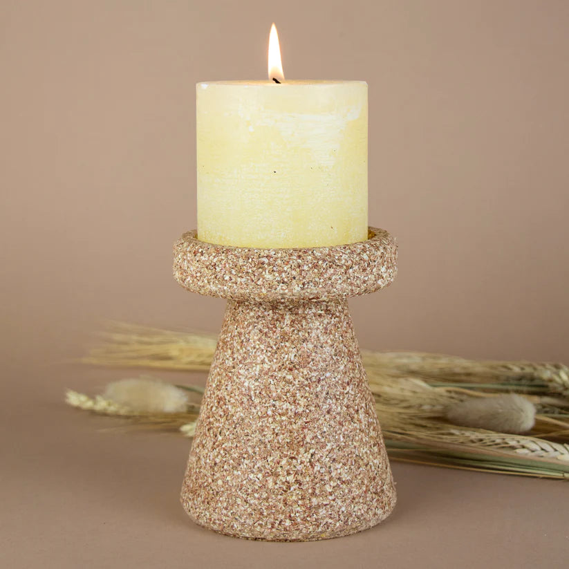 Corn Cob Candle Holder