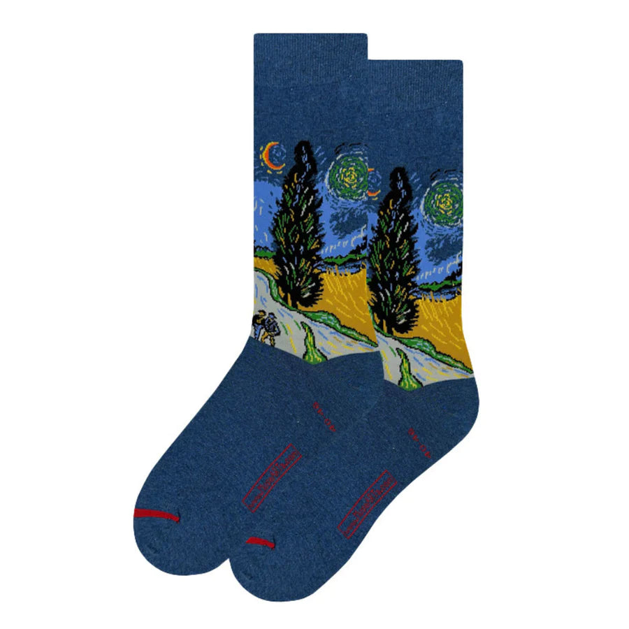 Van Gogh - Country Road Art Sox