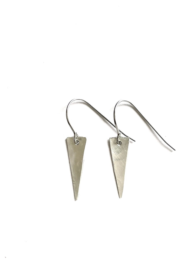 Dainty Triangle Earrings