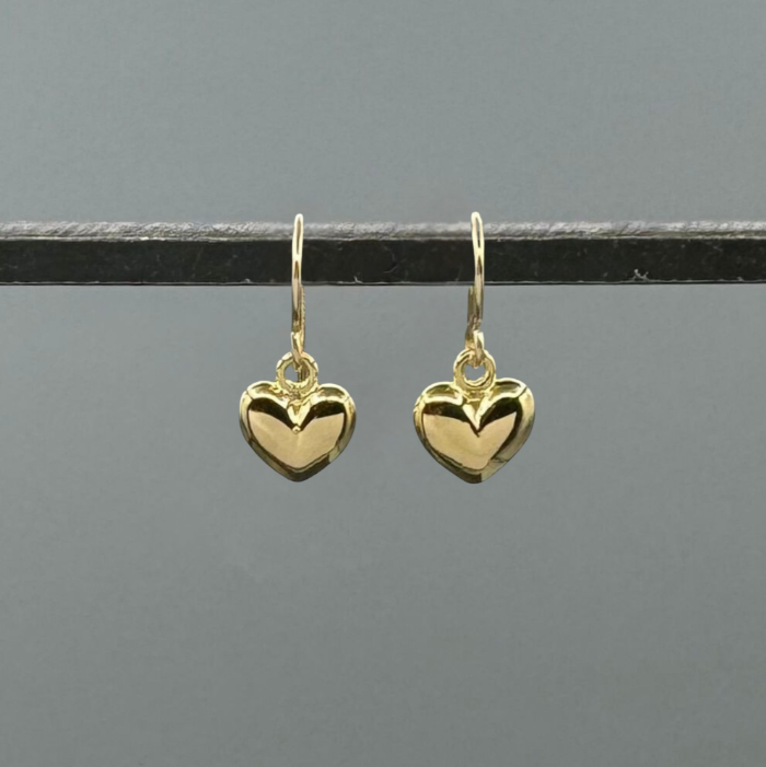 EG710 | Gold Filled chubby Heart Earrings