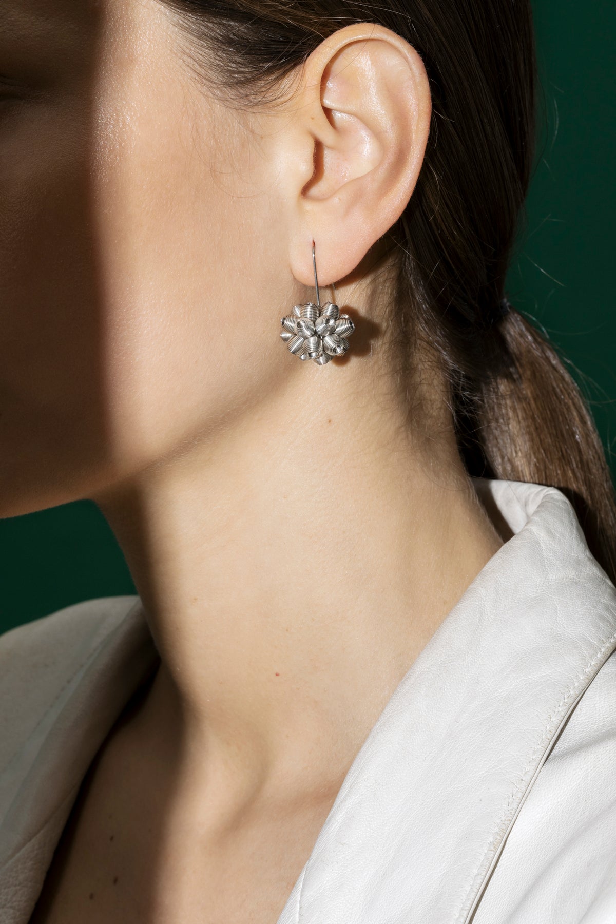 La Mollla Epi Acier Earrings