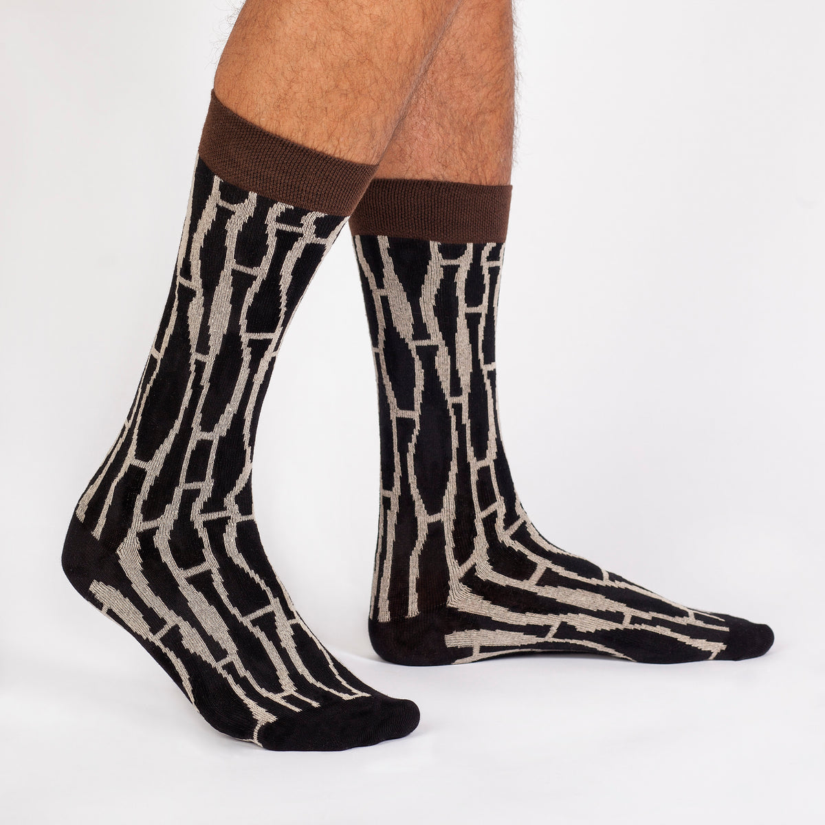 Abstract Fishes Sustainable Socks (Sz L)
