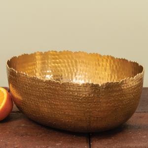 Gold Hammered Bowl