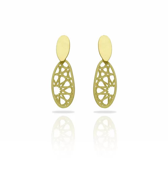 Granada gold-plated small earrings