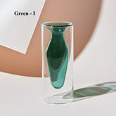 Nordic Hydroponic Glass Vase - Green I