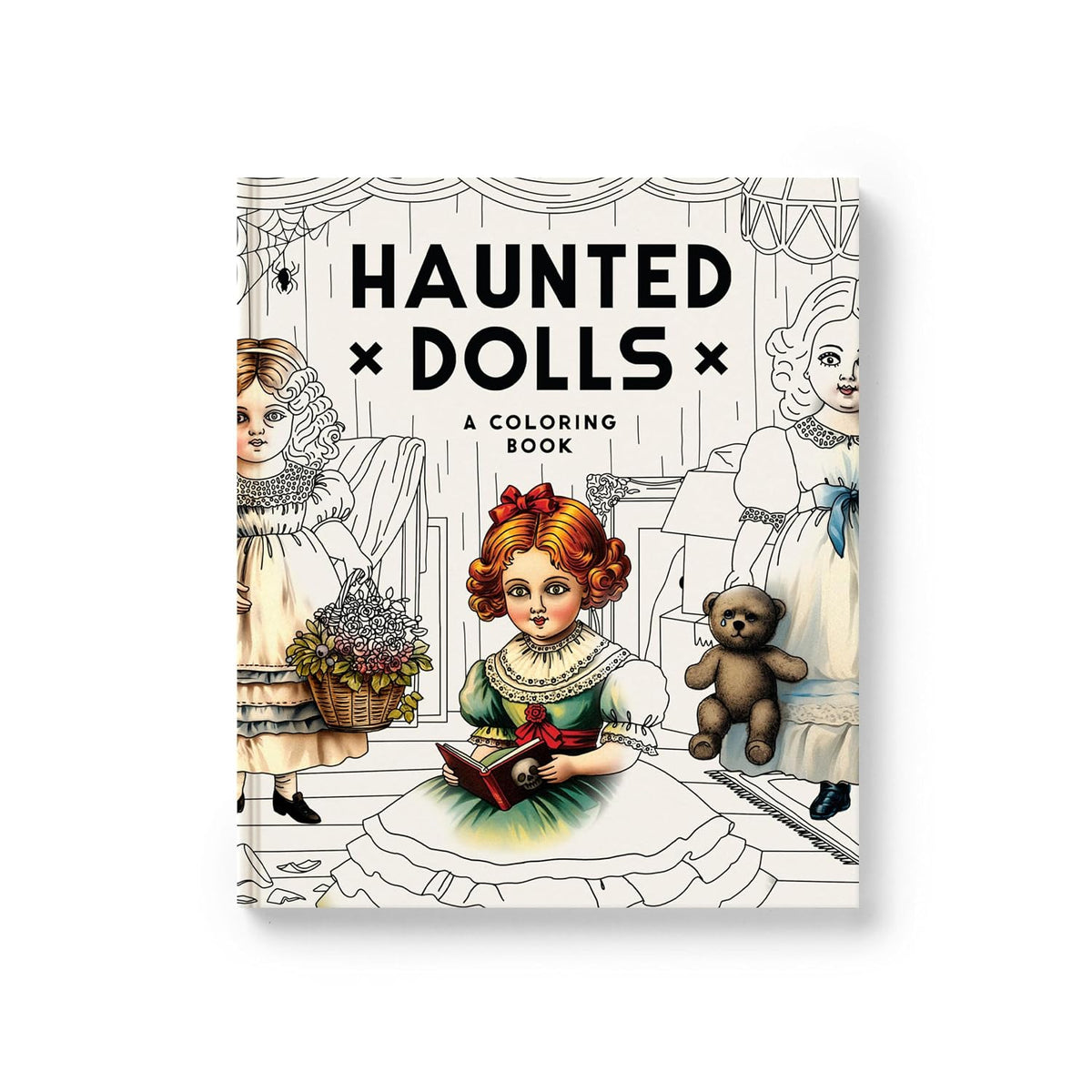 Haunted Dolls Coloring Book