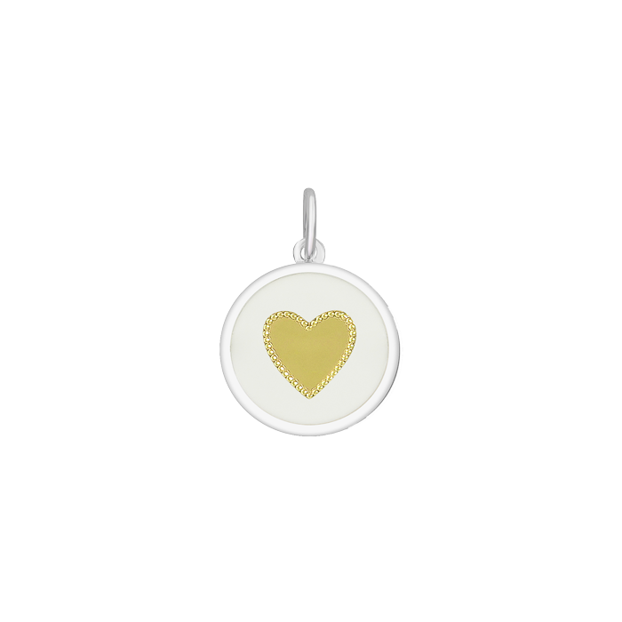 LOLA Heart Mini Pendant (gold center)