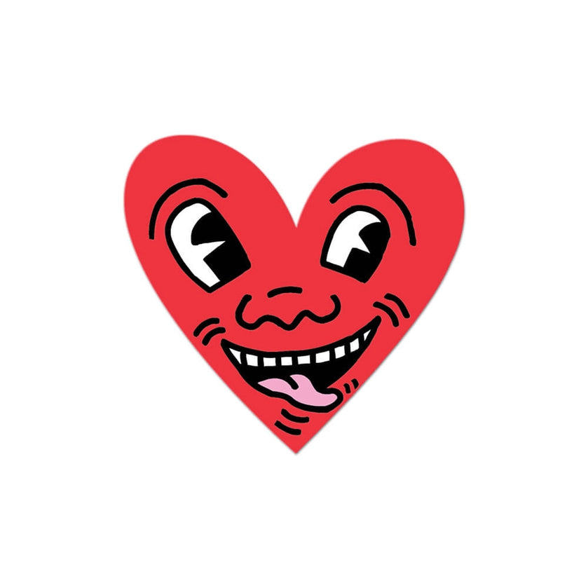 Keith Haring Heart Sticker