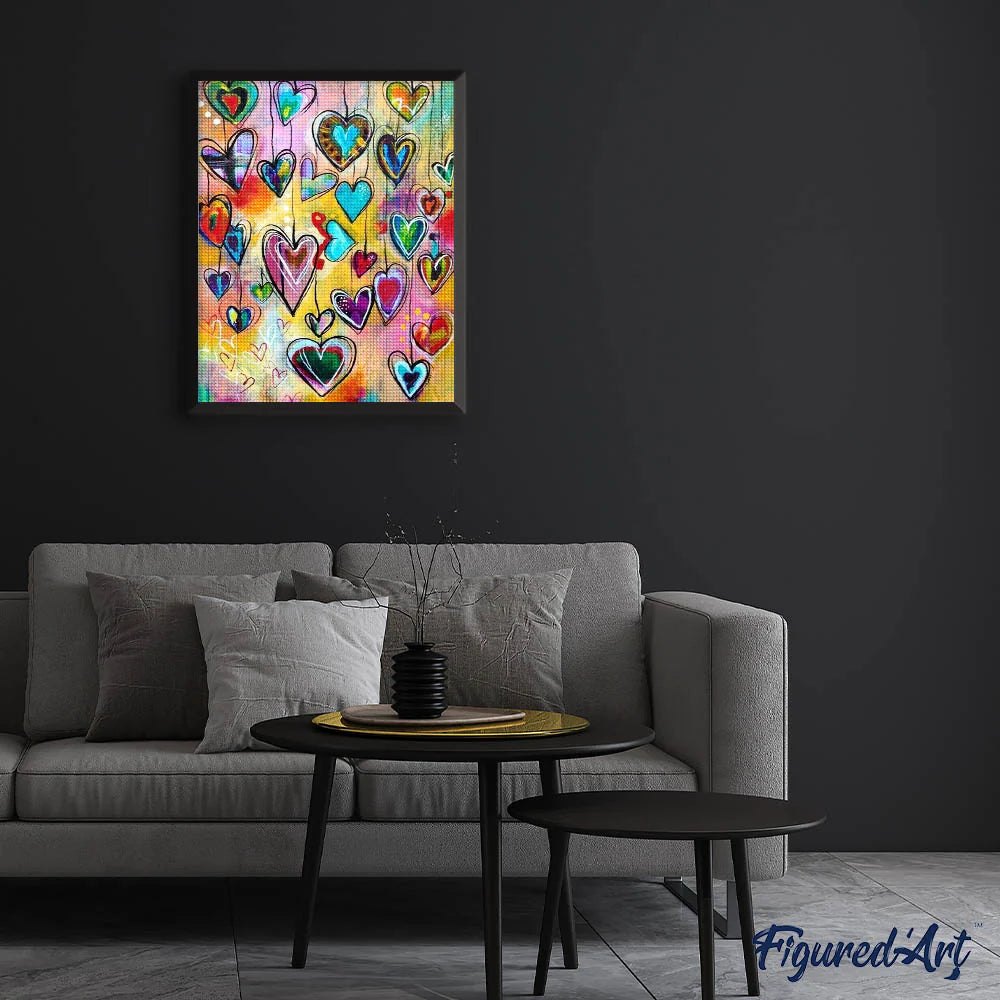 Diamond Painting - Hearts