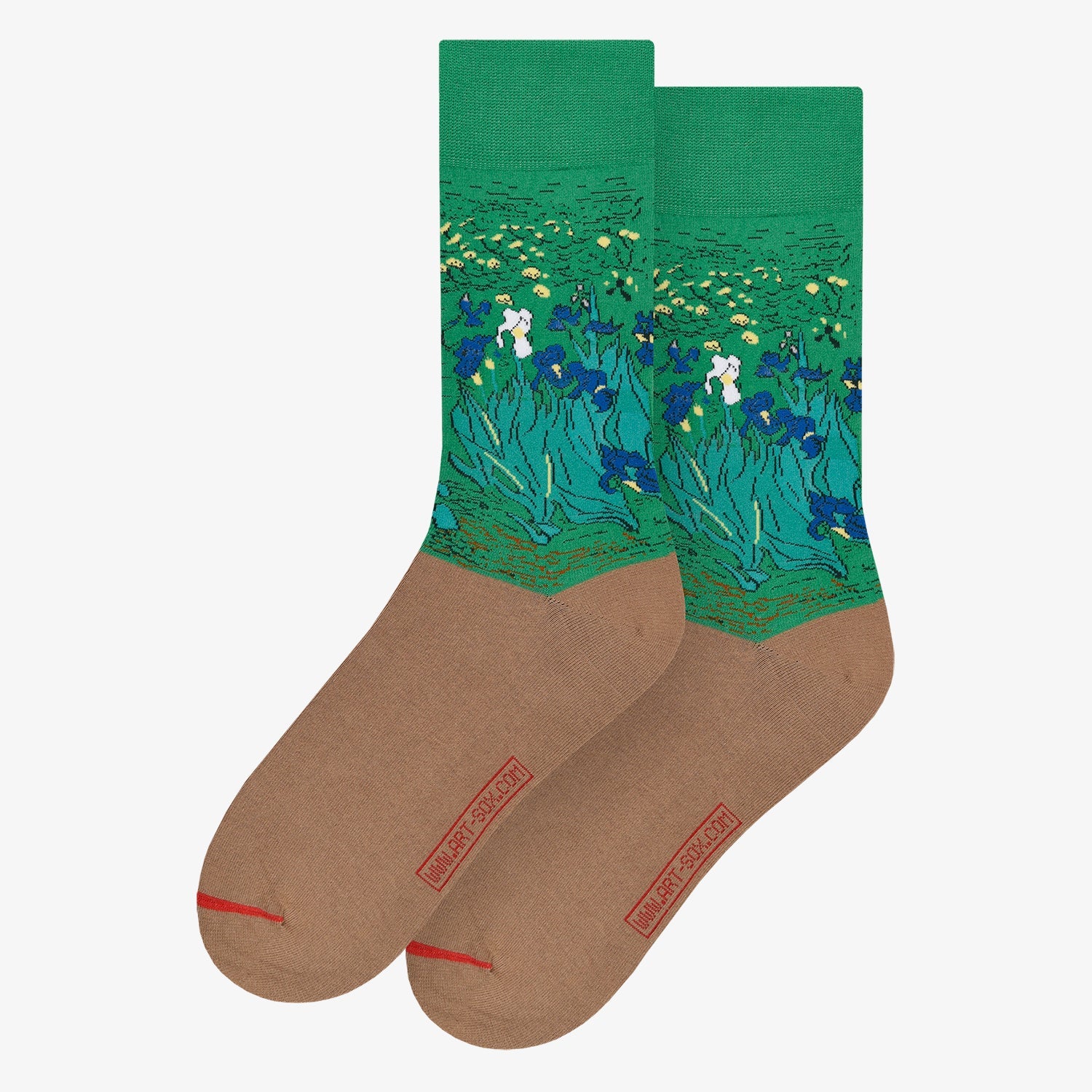 Van Gogh - Irises Art Sox (Green)
