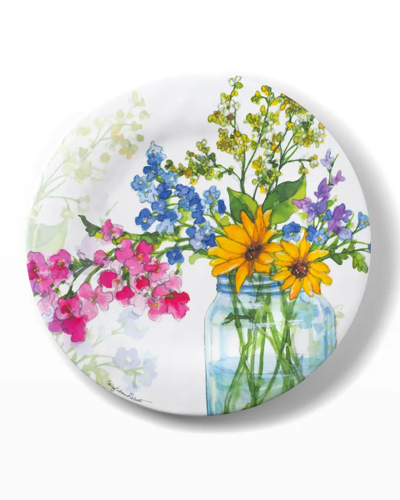 Bamboo Table Jars of Sunshine Dinner Plate